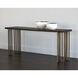 Alto 71 X 20 inch Espresso / Antique Brass Console Table